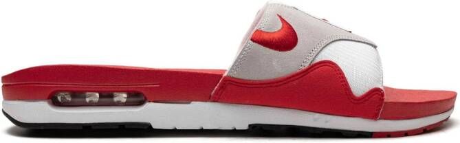 Nike "Air Max 1 Sport Red slippers" Wit