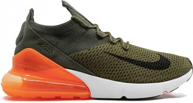 Nike Air Max 270 Flyknit sneakers Groen