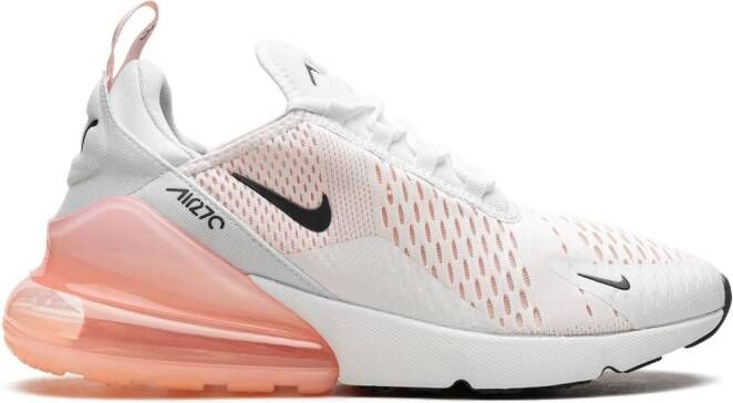 Nike "Air Max 270 White Bleached Coral sneakers" Wit