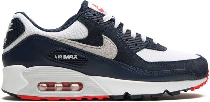 Nike "Air Max 90 Navy Crimson sneakers" Blauw