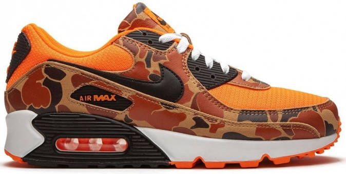 Nike Air Max 90 sneakers leer rubber StofStof 4.5 Oranje