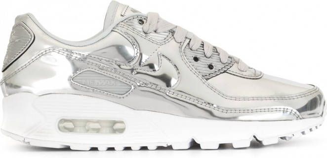 Amuseren Kikker mei Nike Air Max 90 sneakers Zilver - Schoenen.nl