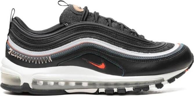 Nike Air Max 97 "Black Bright Crimson" sneakers Zwart