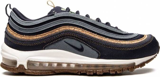 Nike Air Max 97 SE Obsidian Cork low-top sneakers Blauw