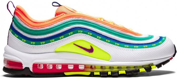 Nike Air Max 97 sneakers unisex Polyesterrubber Polyester 9.5 Wit