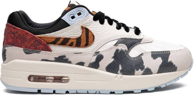 Nike "Air Maz 1 '87 Tiger Swoosh Cow Print sneakers" Beige