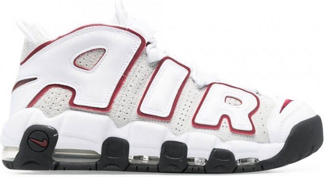 Nike Air More Uptempo Bulls high-top sneakers Wit - Foto 3