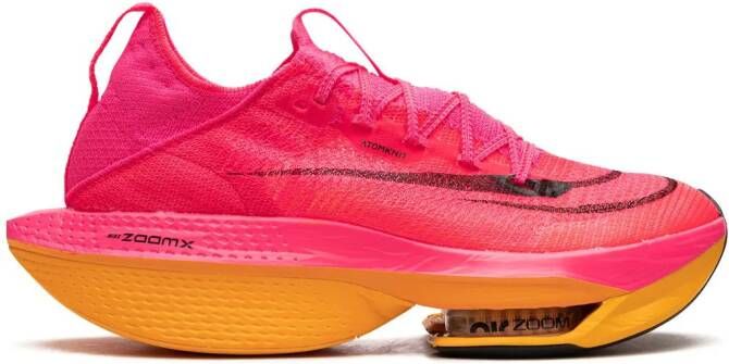 Nike "Air Zoom Alphafly Next% 2 Hyper Pink Laser Orange sneakers" Roze