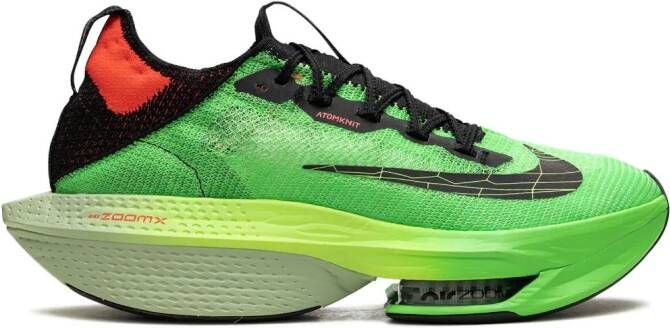 Nike "Air Zoom Alphafly Next % FK2 Scream Green sneakers" Groen