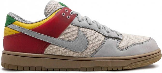 Nike Dunk Nike SB Dunk low top sneakers rubber suède PolyesterPolyester 5.5 Grijs