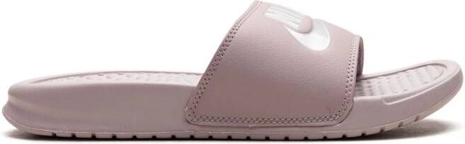 Nike Benassi Just Do It-slippers Roze