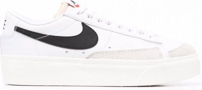 Nike Blazer sneakers met plateauzool Wit