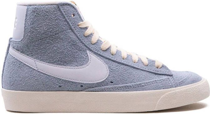 Nike Blazer Mid 77 pre-owned "Blue Whisper" sneakers 400 BLUE WHISPER SAIL BLACK FOOTBALL GREY