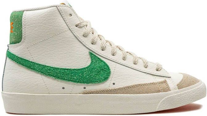 Nike " Blazer Mid '77 Vintage Sail Stadium Green sneakers" Wit
