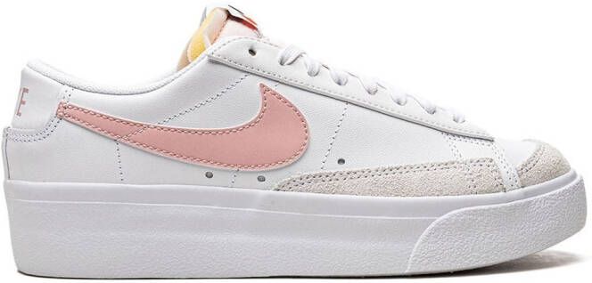 Nike "Blazer Pink Glaze low-top sneakers" Wit