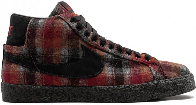 Nike SB Blazer high-top sneakers Rood