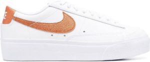 Nike Blazer sneakers met plateauzool Wit