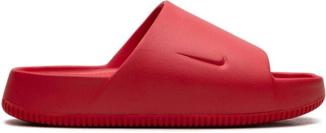 Nike Calm "University Red" slippers Rood