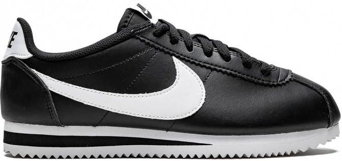 Nike Cortez leren sneakers Zwart