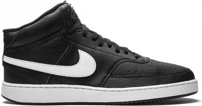 Nike Court Vision mid-top sneakers Zwart