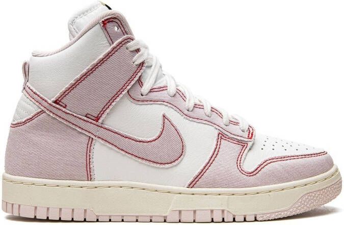 Nike Dunk High 1985 "Barely Rose Denim" sneakers Roze