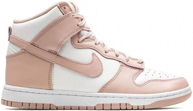 Nike "Dunk High Pink Oxford sneakers " Roze
