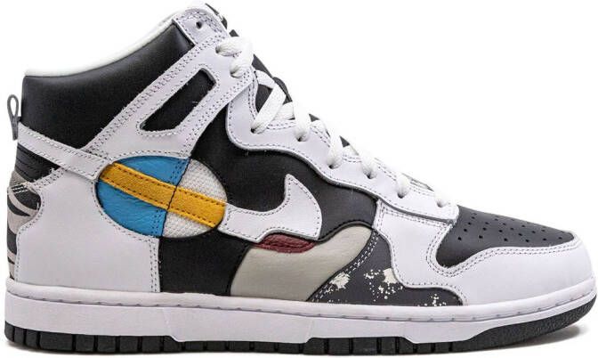 Nike Dunk High "See Through White Black" sneakers Wit