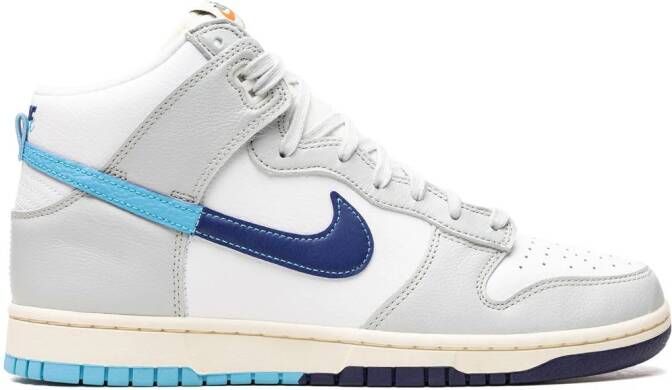 Nike Dunk High "Split Baltic Blue" sneakers Wit