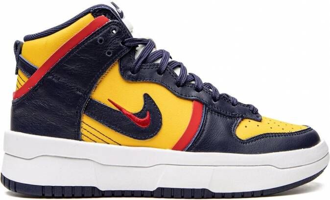 Nike "Dunk High Up Michigan sneakers" Geel