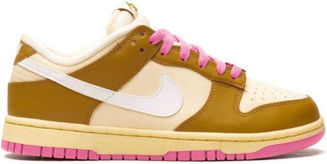 Nike Dunk leren sneakers Bruin