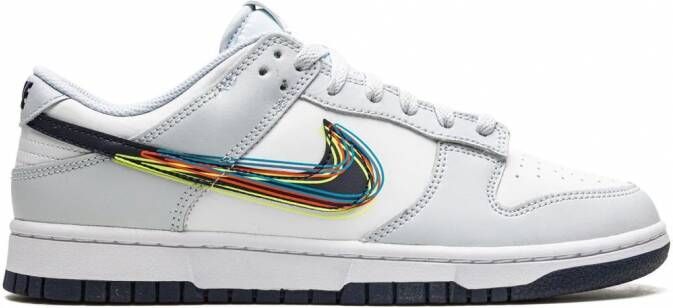 Nike "Dunk Low 3D Swoosh sneakers" Wit