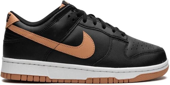 Nike "Dunk Low Black Amber Brown sneakers" Zwart