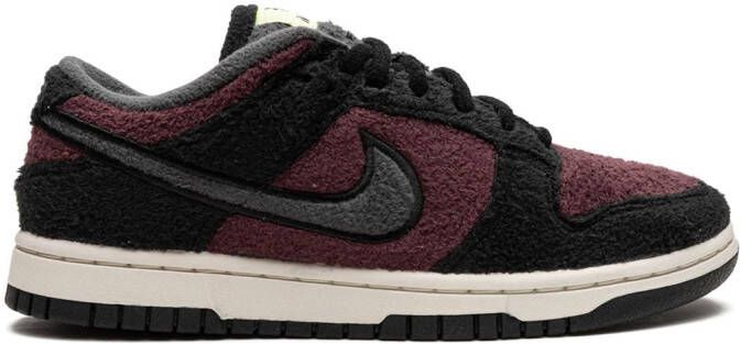 Nike Dunk Low "Fleece Pack Burgundy Crush" sneakers Zwart