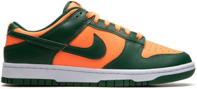 Nike "Dunk Low Miami Hurricanes sneakers " Groen