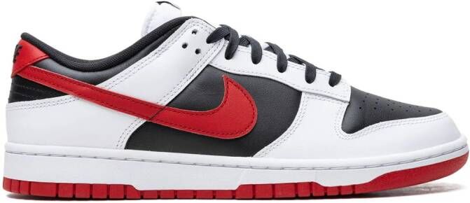 Nike Dunk Low Retro "Black University Red" sneakers Wit