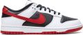 Nike Dunk Low Retro "Black University Red" sneakers Wit - Wit