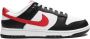 Nike Dunk Low Retro "Red Swoosh Panda" sneakers Zwart - Thumbnail 1