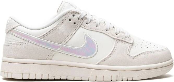 Nike Dunk Low "Ridescent Swoosh" sneakers Wit