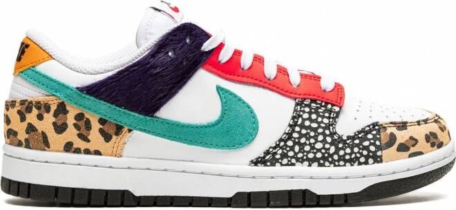 Nike "Dunk Low Safari Mix low-top sneakers" Wit