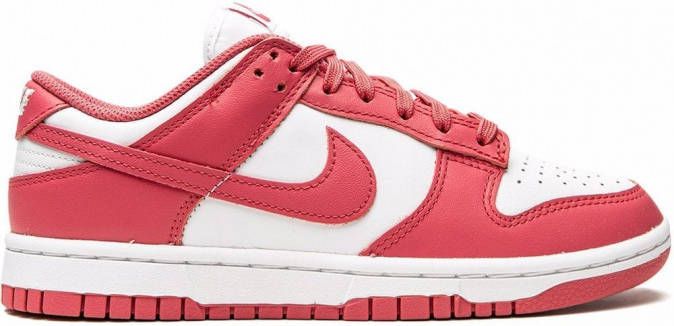 Nike Dunk Nike Dunk Low sneakers rubber Stof leer 10.5 Roze
