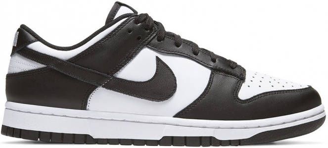 Nike Dunk Low 'Black White' sneakers Wit