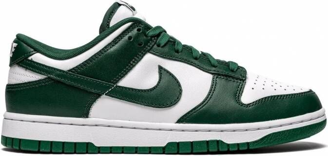 Nike Dunk Nike Dunk Low sneakers rubber leer Stof 10.5 Blauw