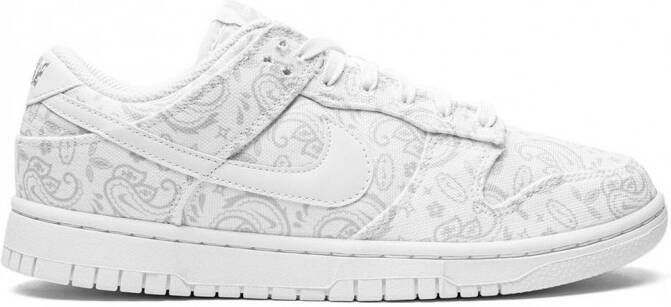 Nike Dunk Low 'White Paisley' sneakers Wit