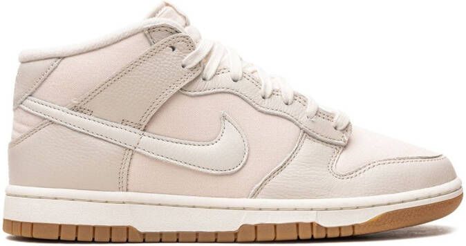 Nike "Dunk Mid Light Orewood Brown sneakers" Beige