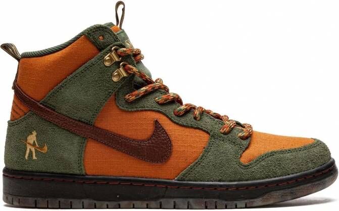 Nike x Pass~Port SB Dunk High 'Work Boots' Groen