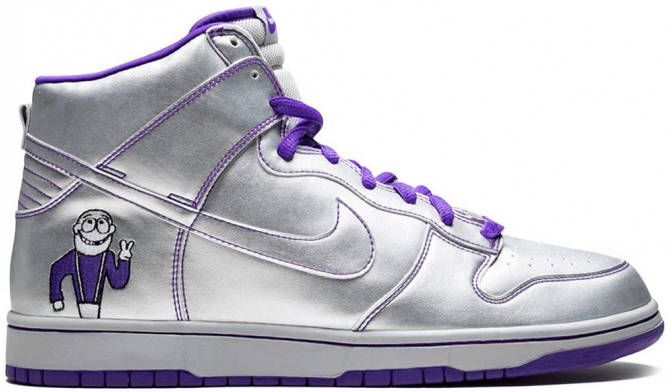 Nike Dunk Premium high-top sneakers Zilver