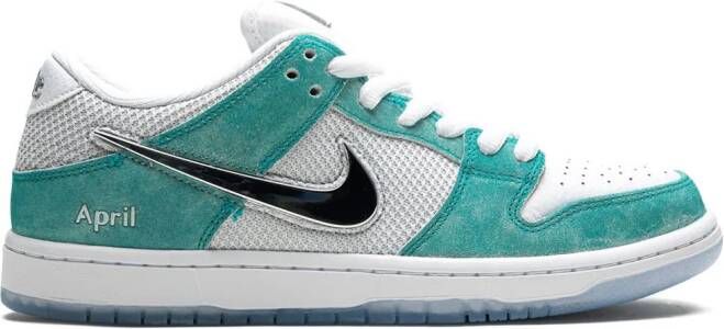Nike "Dunk Pro QS April Skateboards low-top sneakers" Wit