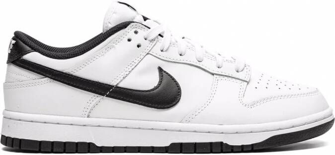 Nike Dunk 'White Black' low-top sneakers Wit