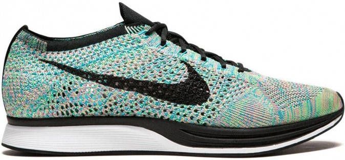 Nike Flyknit Racer sneakers Groen