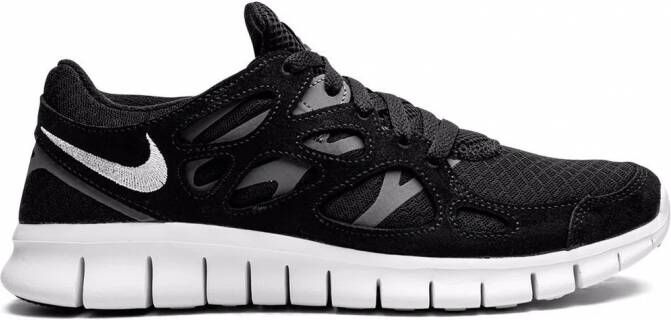 Nike Free Run 2 low top sneakers Zwart